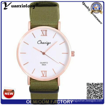 Yxl-485 Top-Qualität Uhr Nylon Nato Strap Ronda Bewegung Quarz Uhren Sport Casual Lady Herrenuhr